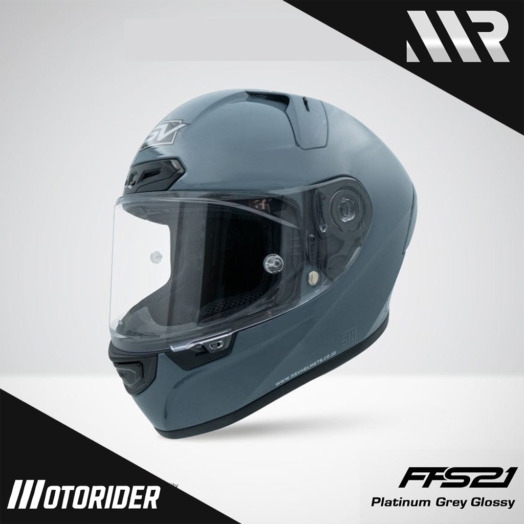 HELM RSV FFS21 PLATINUM GREY RSV HELMET FULL FACE
