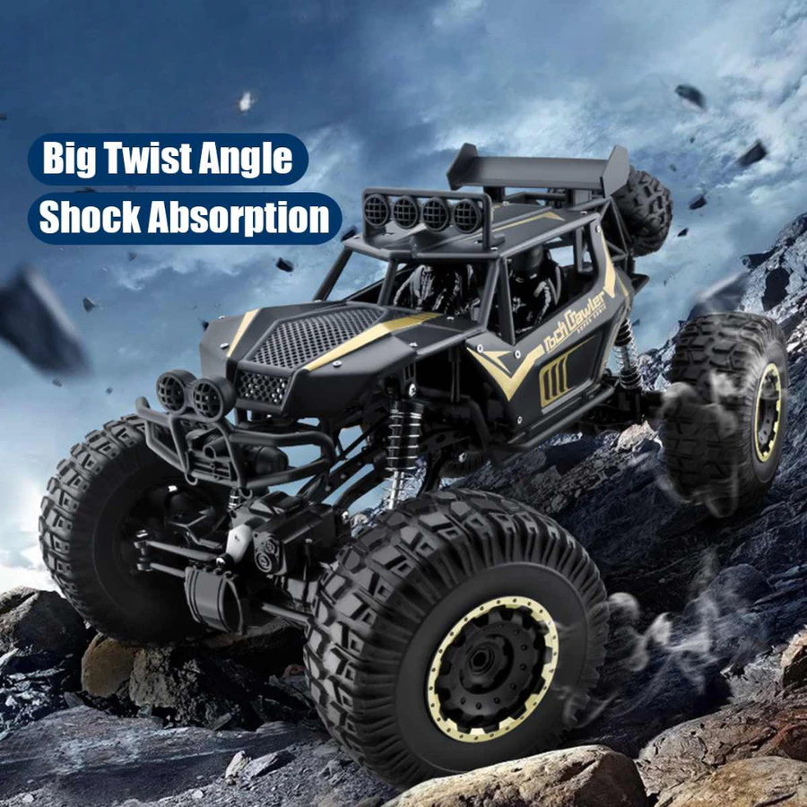 Mobil Remote Control 4WD 50CM RC Rock Crawler 4WD Besar 50CM RC Mobil Offroad Monster Buggy