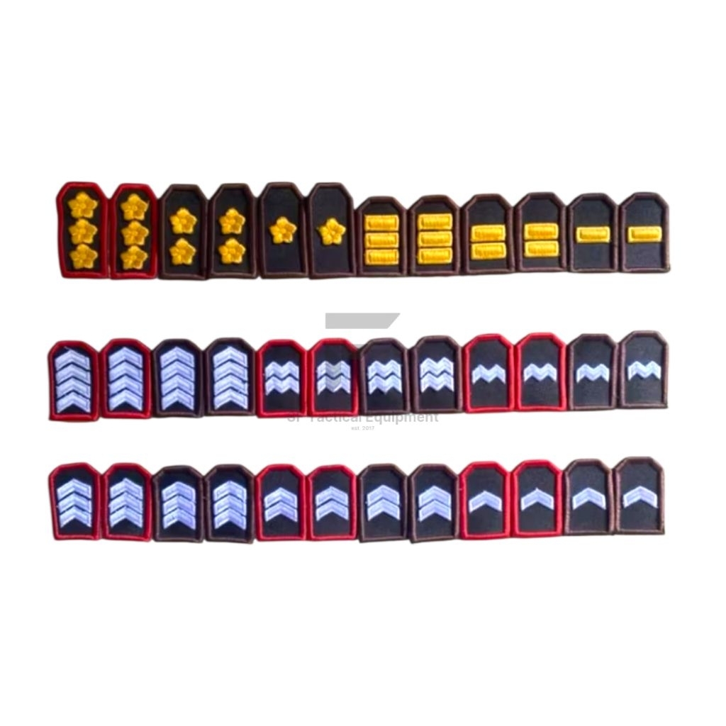 SF Tactical Pangkat Seragam Pdl Polisi Pangkat bordir Pangkat Polisi