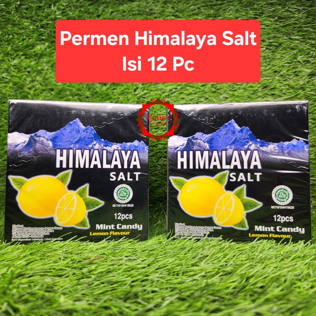 

Himalaya Salt Mint Candy Lemon Flavour | Permen Himalaya Salt Rasa Lemon | Permen Mint Rasa Lemon | Isi 12 Pc | Halal