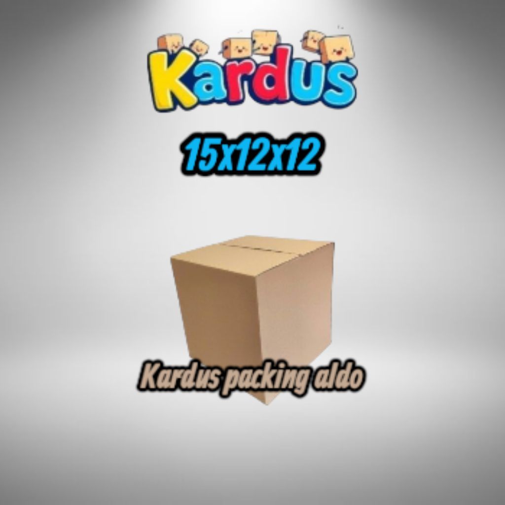 

kardus box packing 15x12x12