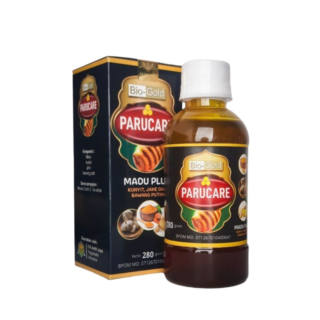 Madu Parucare Bio Gold Paru Care 280gr Herbal Kesehatan Paru-Paru Original