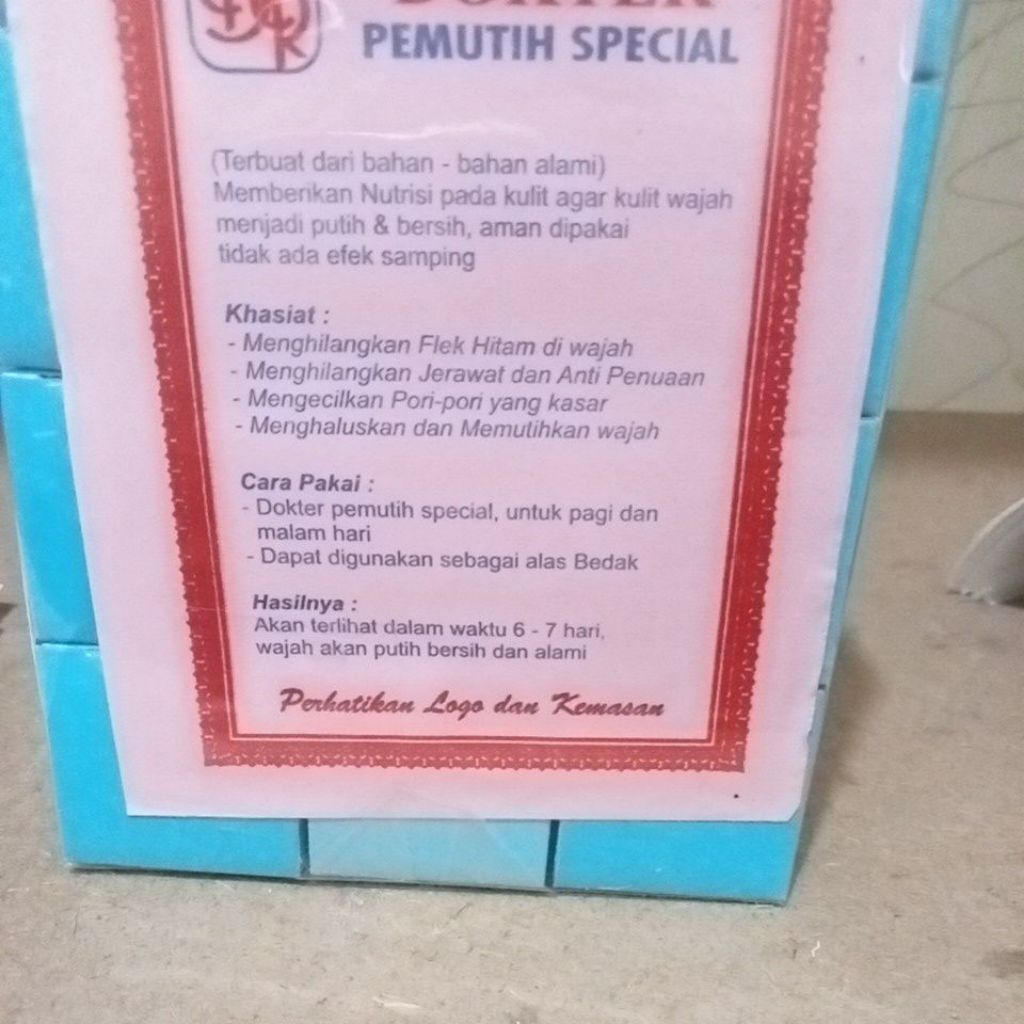 3pis cream dr biru