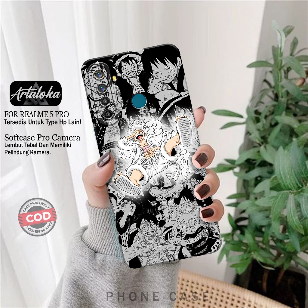 Case Hp REALME 5 PRO Fashion Case Anime Case REALME 5 PRO Silikon TPU Pro Camera Casing REALME 5 PRO