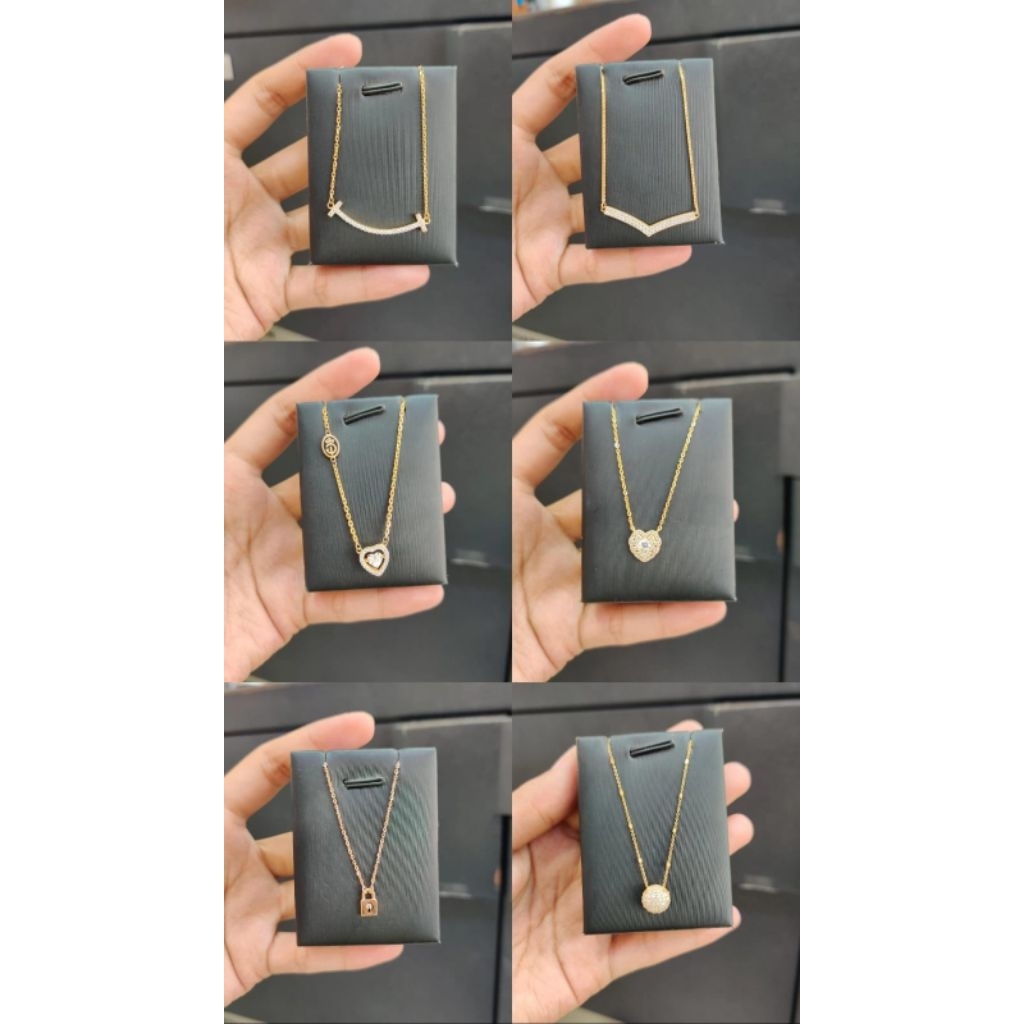 Kalung set emas kadar 375%/8k