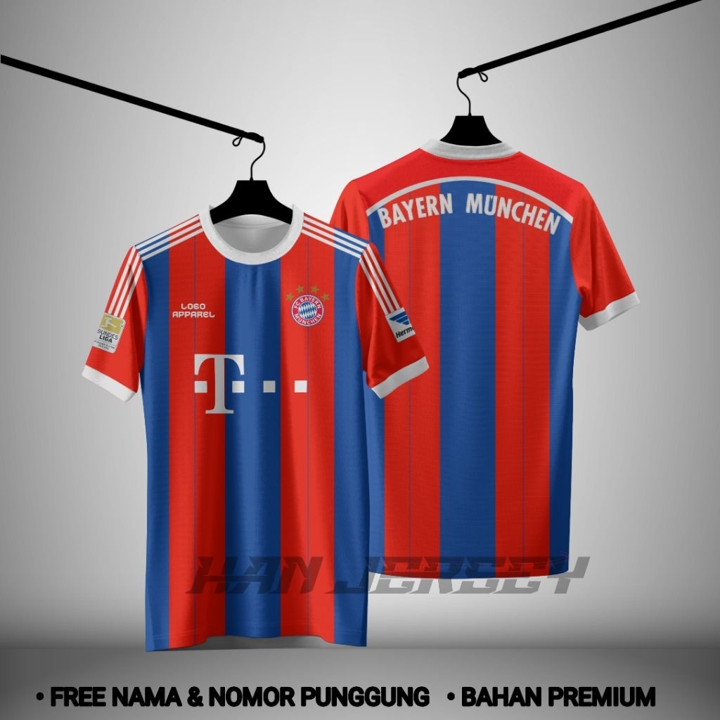 Jersey Bayern Munich 2014 Retro Full Printing