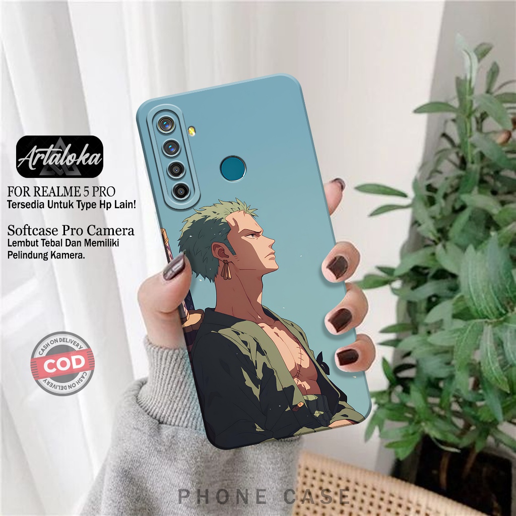 Case Hp REALME 5 PRO Fashion Case Anime Case REALME 5 PRO Silikon TPU Pro Camera Casing REALME 5 PRO