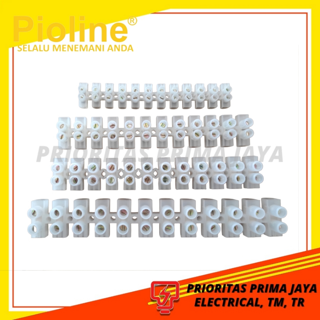 Terminal Plastik / Terminal Kabel Putih Pioline