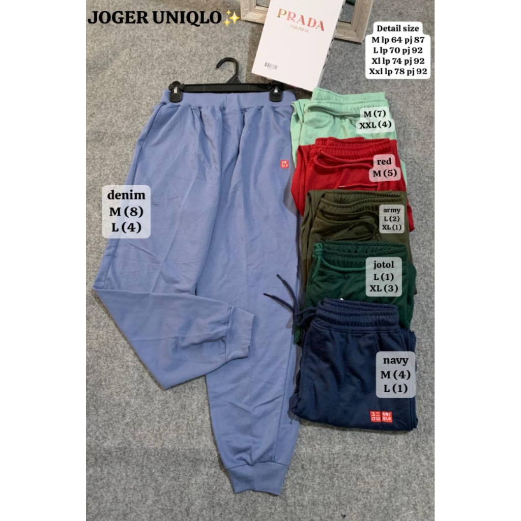 JOGER TRAINING UNIQLO CELANA OLAHRAGA