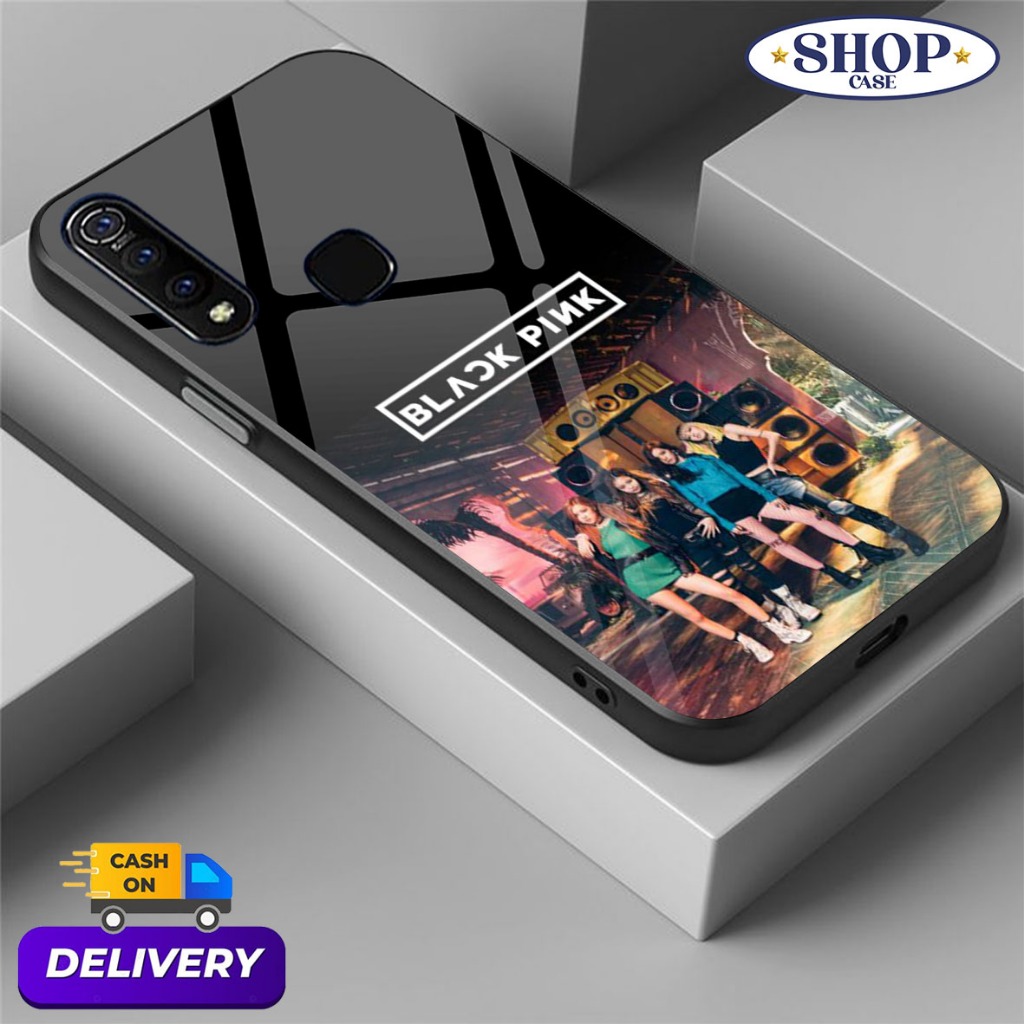 Casing Hp Untuk Vivo Y12 / Y12S / Y15 / Y17 / Y11 2019 / Y12i / Y19 / Y20 / Y20S - Fashion Kpop Blac