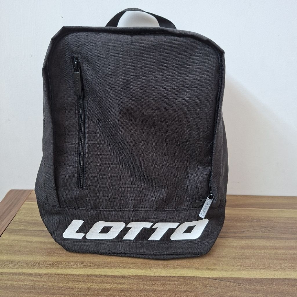 Tas Sepatu Lotto Hitam Shoe Bag Lotto Black