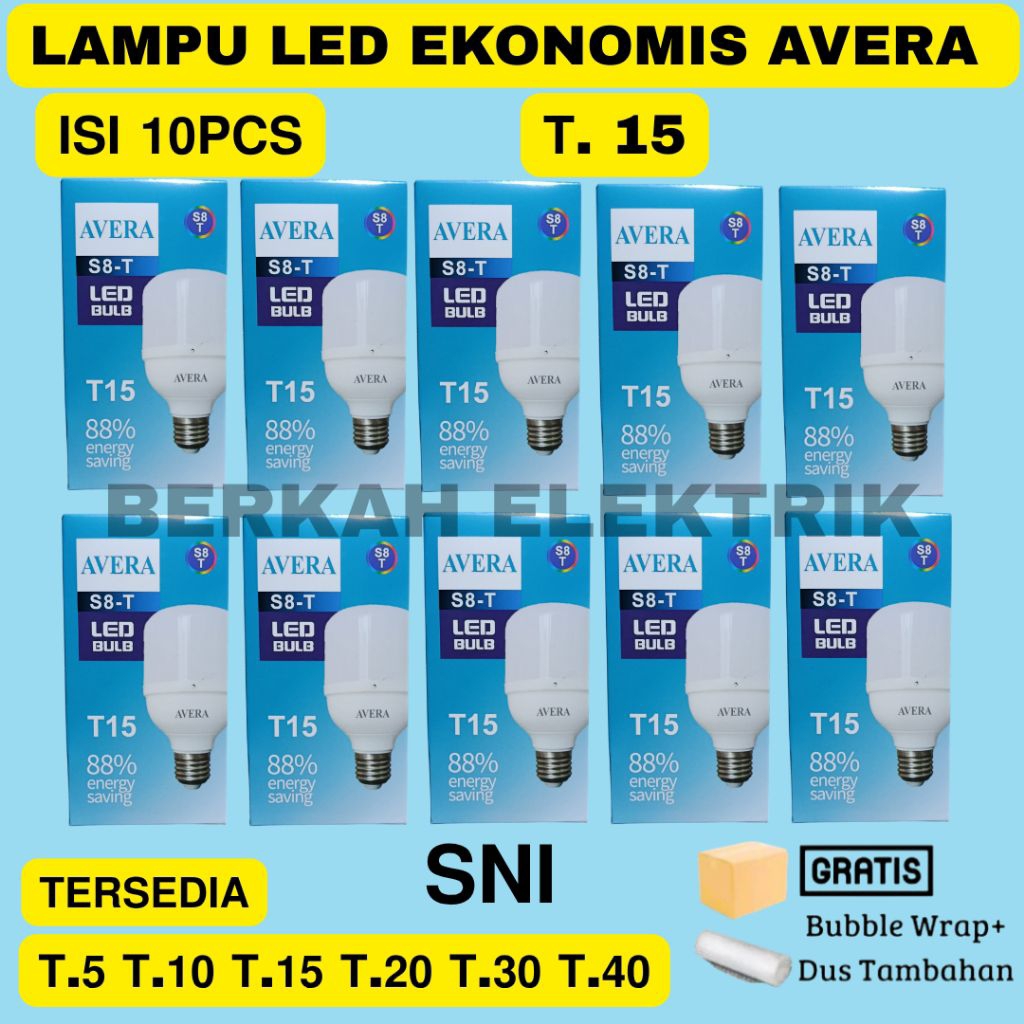 LAMPU AVERA 20 WATT 10 PCS