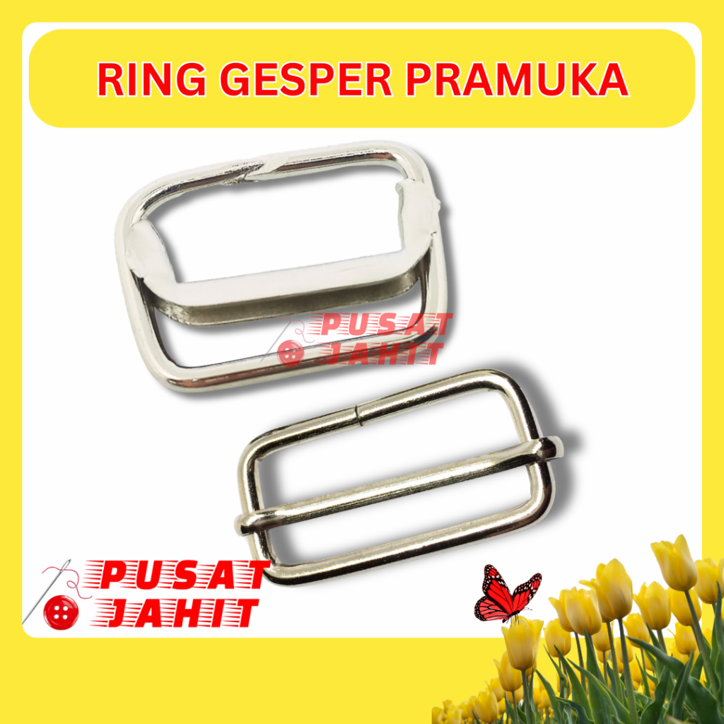 Gesper Pramuka Ring Kait Tali
