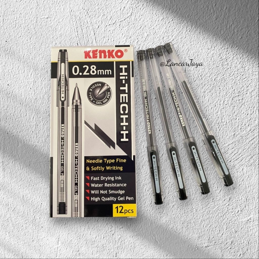 

Bolpoint/Bolpen Gel Hitech Kenko 0,28mm
