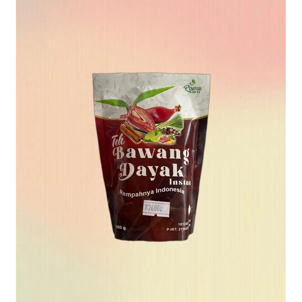 

Teh Bawang Dayak Instan – Rempah Sakti Herbal Khas Kalimantan 100gr
