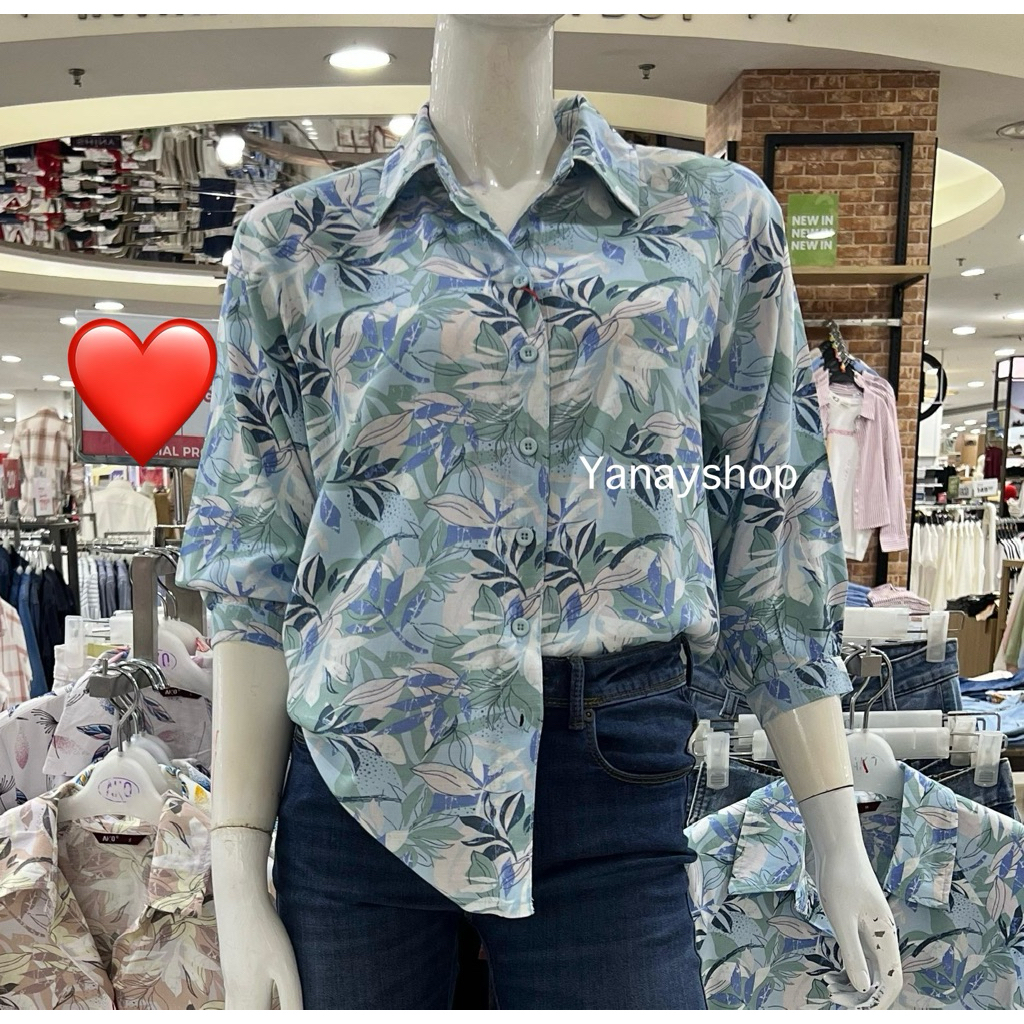 kemeja wanita ako jeans original