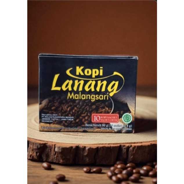 

Kopi Lanang Robusta Bubuk Super Malangsari Rolas Super 80 gr - 10 sachset