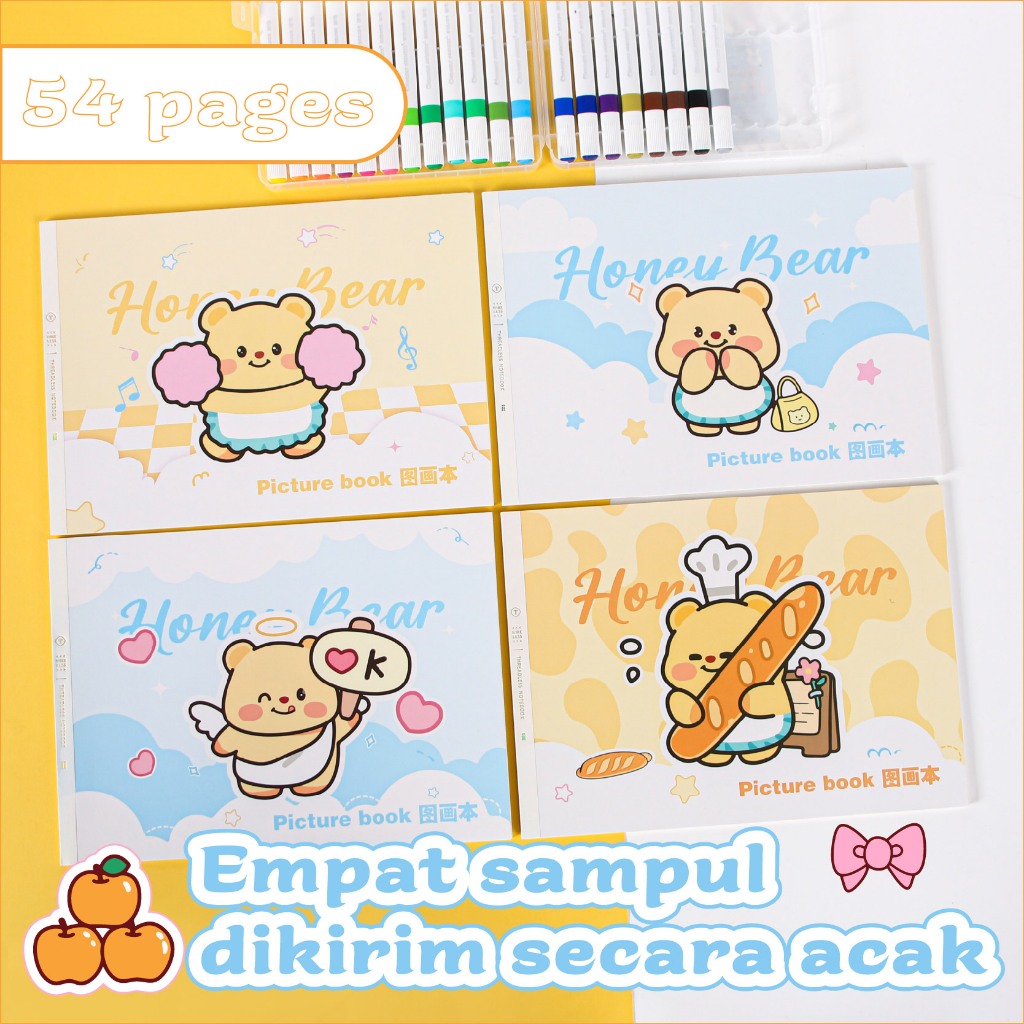 

Ins Style Butter Bear Sketchbook Value Tinggi Buku Lukisan Menebak Akun Siswa Diary Sastra Gadis Hadiah Stasiun Jantung