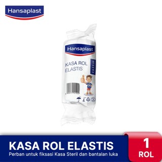 HANSAPLAST Perban Steril Kasa Roll Elastis 4m x 6cm P3K Kain Kasa Steril