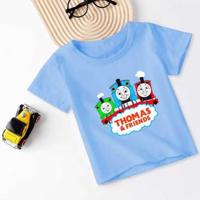 Kaos Thomas and friend kaos thomas anak 1-8tahun/ baju thomas and friend