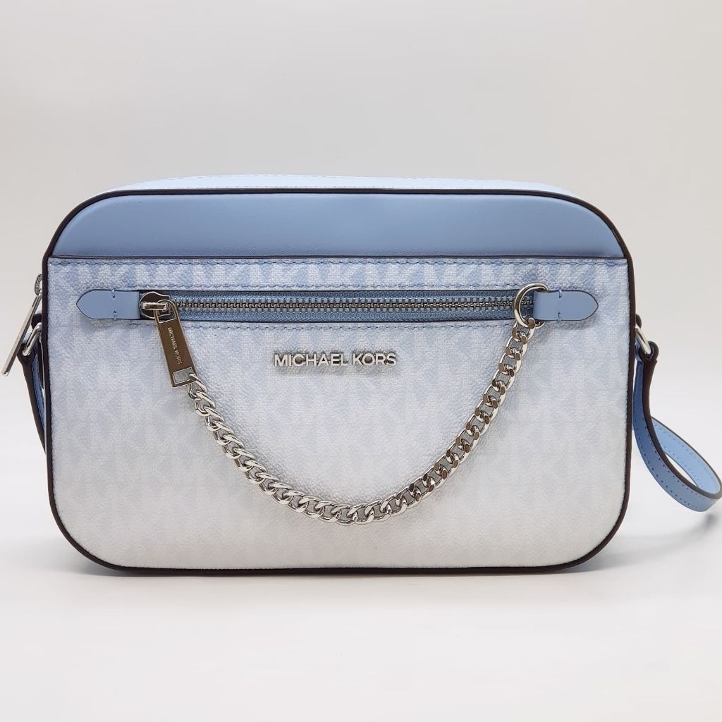 MK Jet Set Large Signature Logo Crossbody Bag