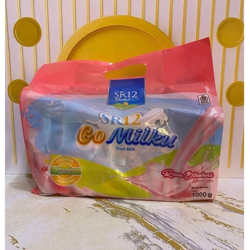 

SR12 GO MILKU SACHET STROBERI 1KG ISI 40PCS