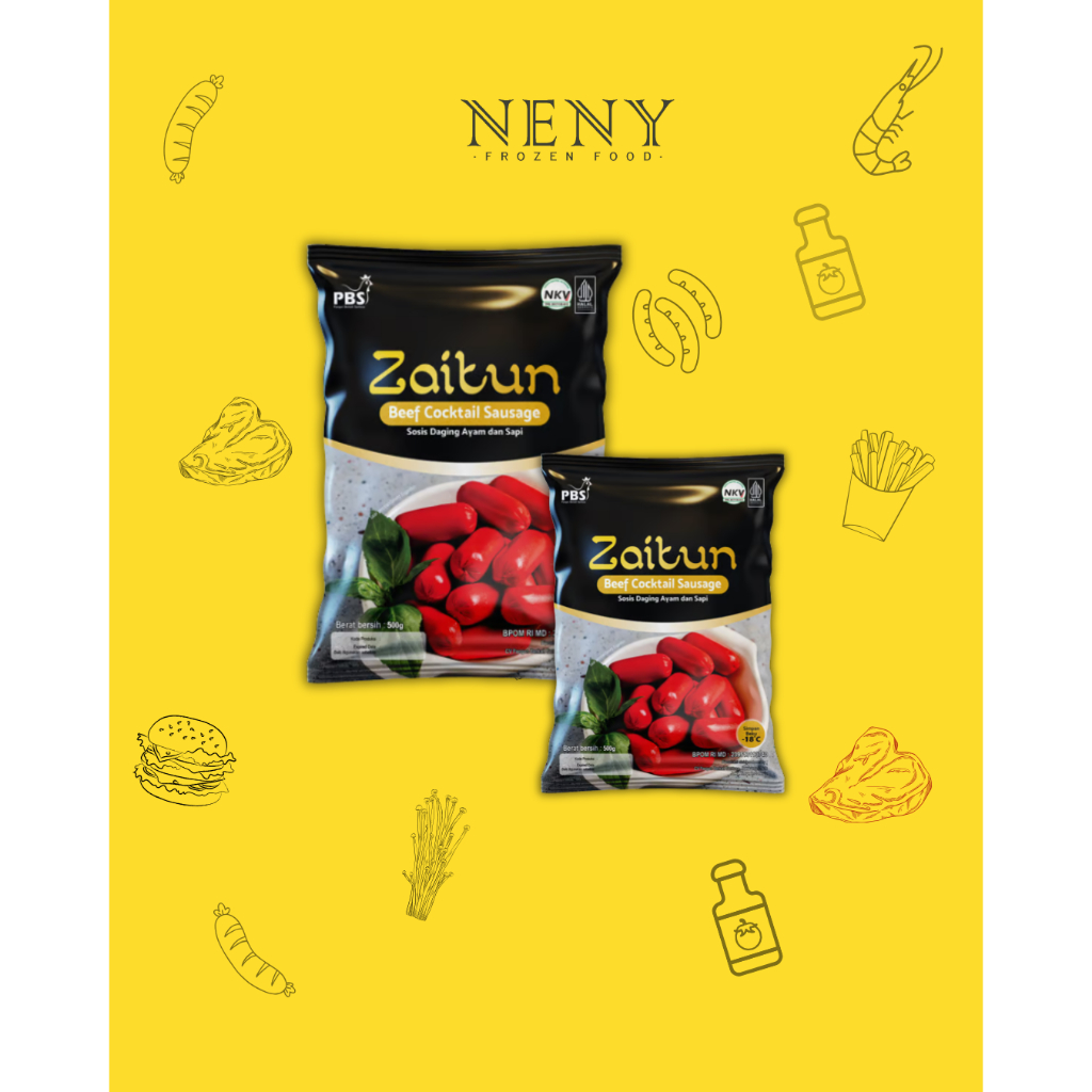 

BEEF COCKTAIL ZAITUN 500GRAM;900GRAM