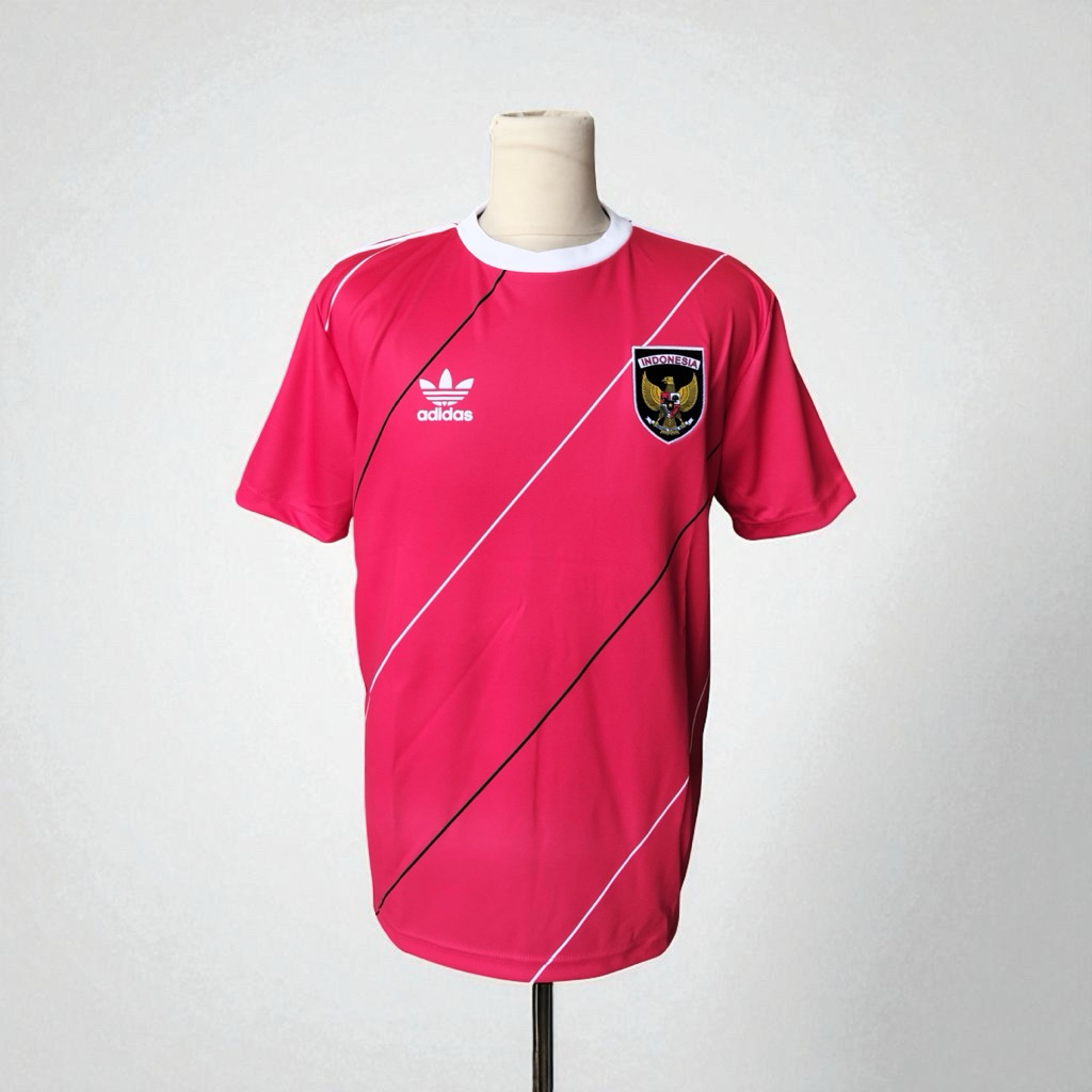 Jersey Retro Timnas Indonesia home 1987 Classic Vintage