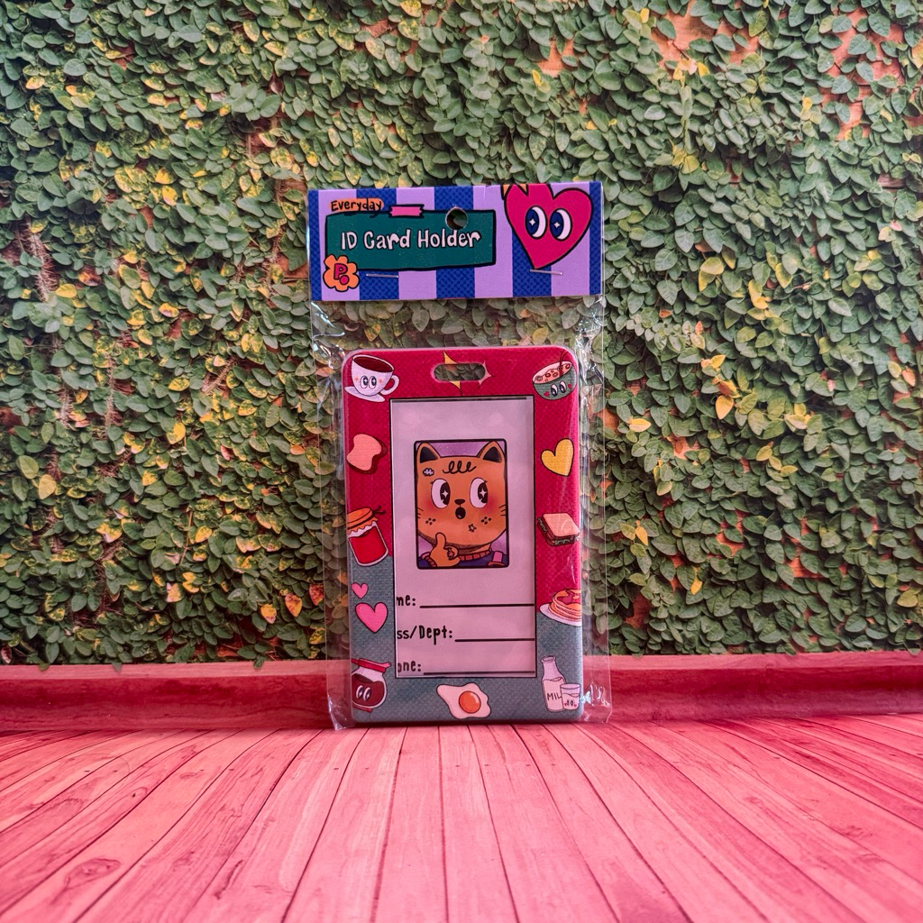 

Paddy Everyday ID Card Holder Dompet Kartu Gantungan Kartu Breakfast Theme