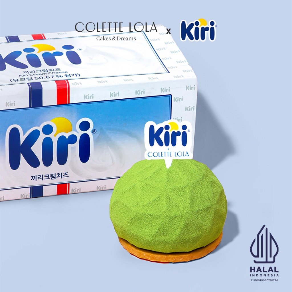 

Kue / Cake Colette Lola X Kiri Matcha Tiramisu Cheese Cake - Individual Cake