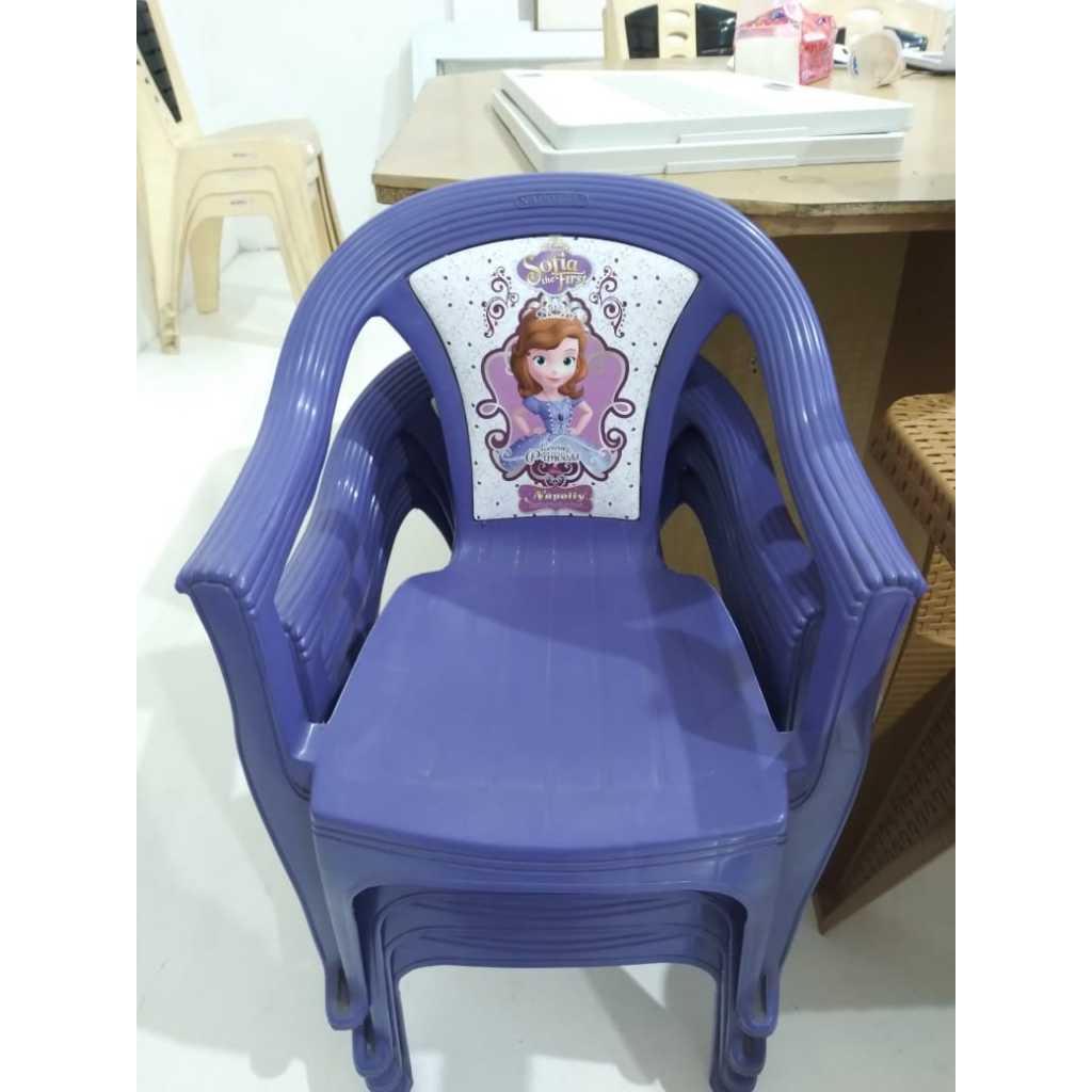 Kursi Plastik Anak Napolly Karakter sofia NPR 21 SOFIA