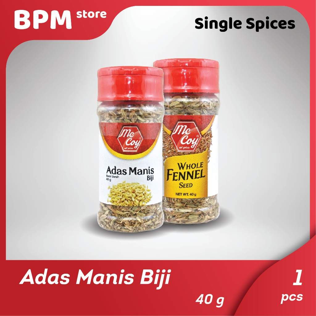 

McCoy Adas Manis Biji – Rempah Manis & Aromatik | Untuk Masakan