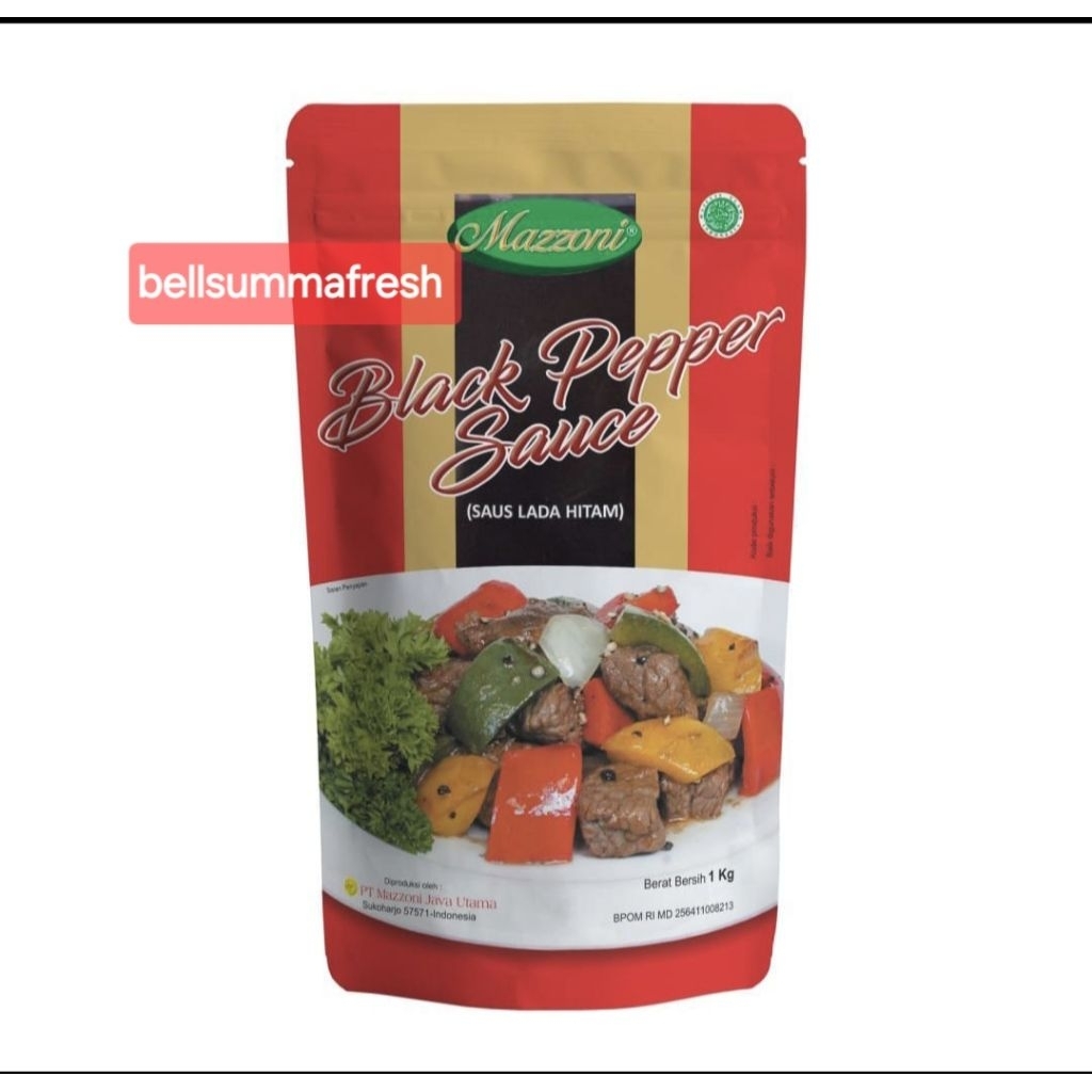 

saos Lada hitam sauce mazzoni 250gr