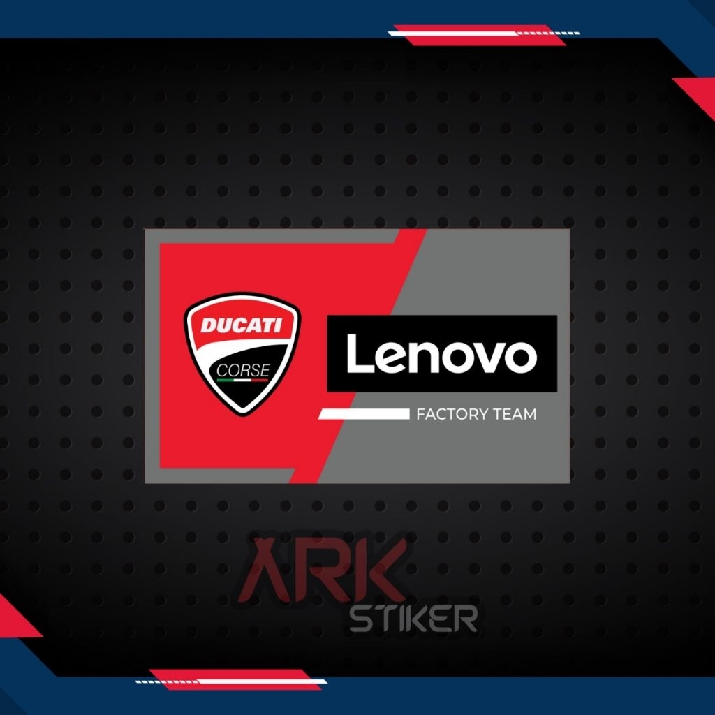 Printing Sticker Ducati Lenovo