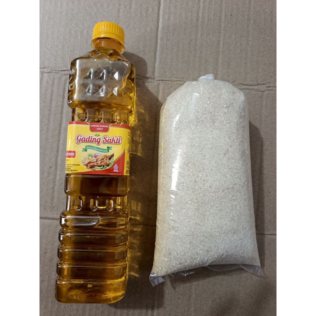 

Minyak gading sakti + Gula pasir