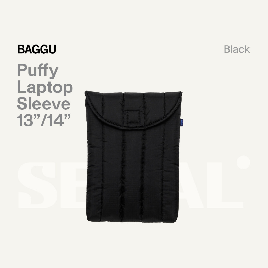 BAGGU - Puffy Laptop Sleeve 13"/14" - Black