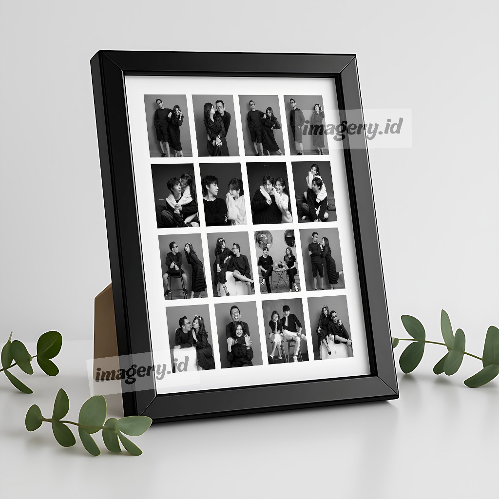 Bingkai Foto Kolase + Cetak Foto  Frame Minimalis Estetik Dekorasi Kamar & Meja