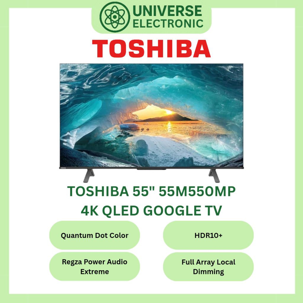 TOSHIBA 55M550MP / 55M550 4K QLED GOOGLE TV 55 Inch
