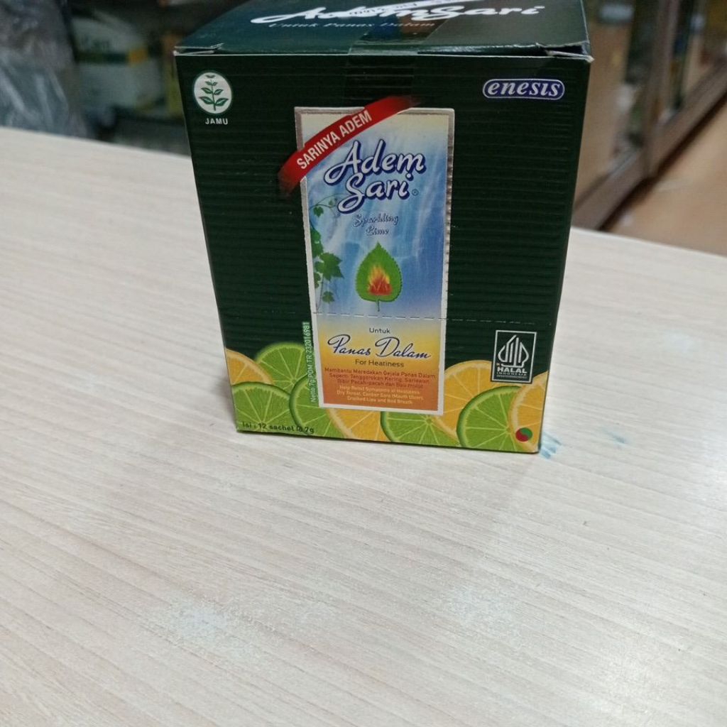

Adem sari per box 12 sachet