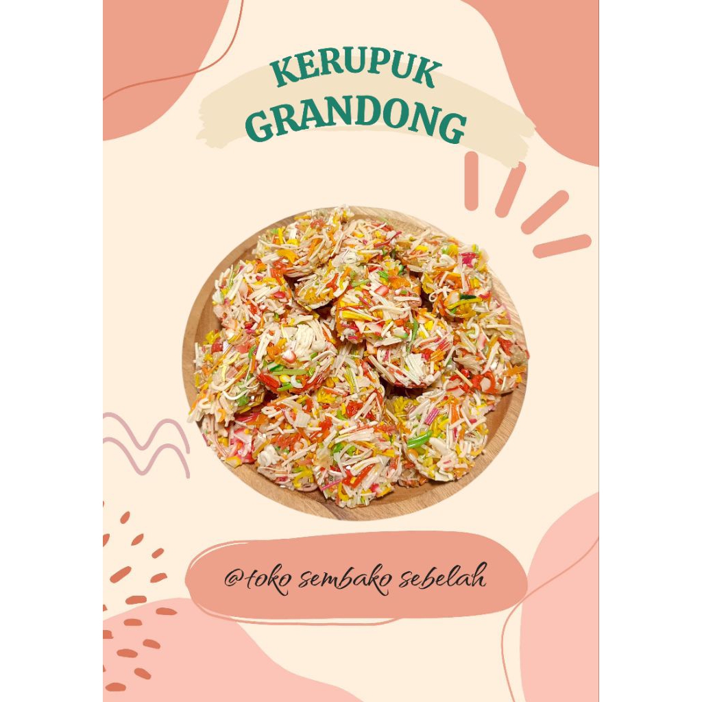 

Kerupuk Grandong Mentah Enak Gurih Kemasan 250gr, 500gr Dan 1kg
