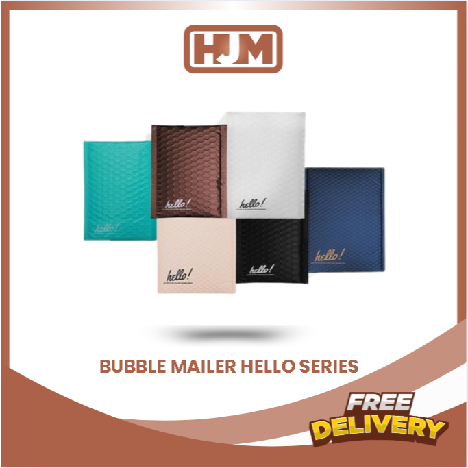 

RUSFET PREMIUM BUBBLE MAILER 5 LAYERS WATERPROOF HELLO SERIES PER 10 PCS