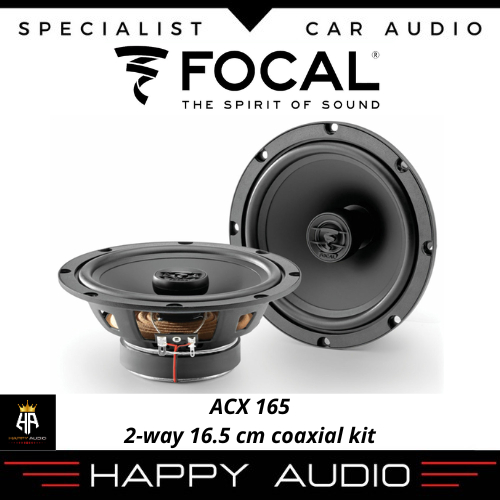 Speaker Coaxial 2-Way FOCAL PERFORMANCE AUDITOR SERIES ACX 165 ACX165 6.5 Inch Mid Bass + Built in T