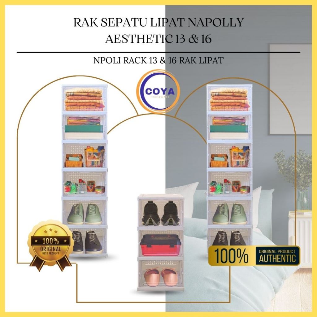 RAK SEPATU NAPOLLY / RAK LIPAT NAPOLLY / RAK SERBAGUNA NAPOLLY / RAK NAPOLLY / RAK SERBAGUNA / RAK L
