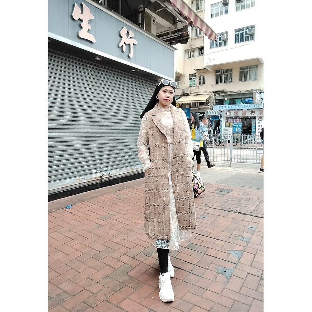 vest tweed premium import