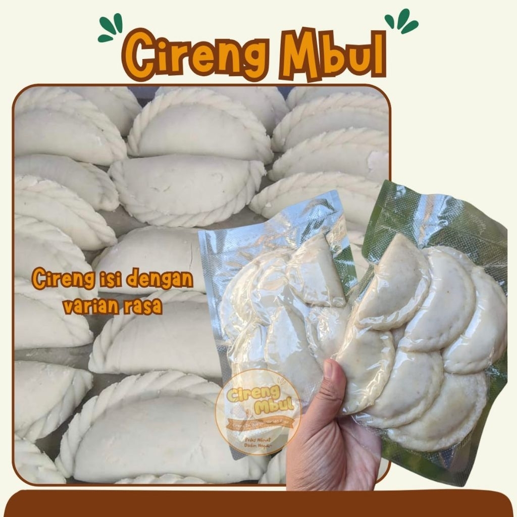

Cireng Mbul Cireng isi dengan varian rasa