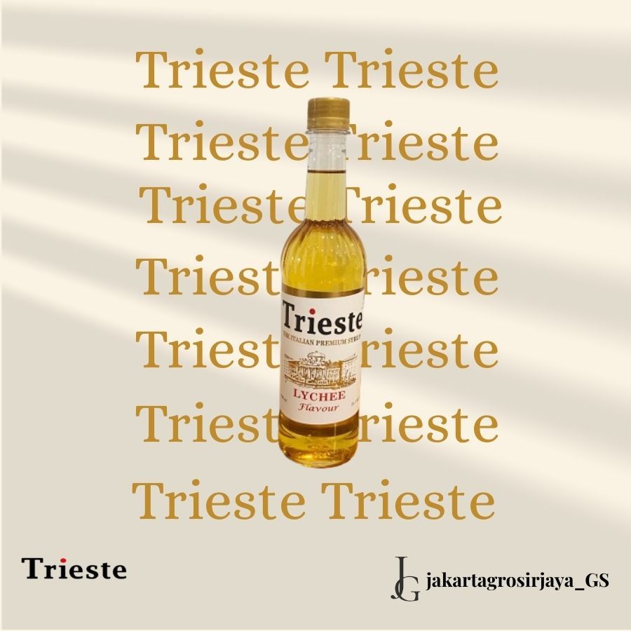 

Trieste Syrup Lychee 650 ml - Trieste Sirup Leci