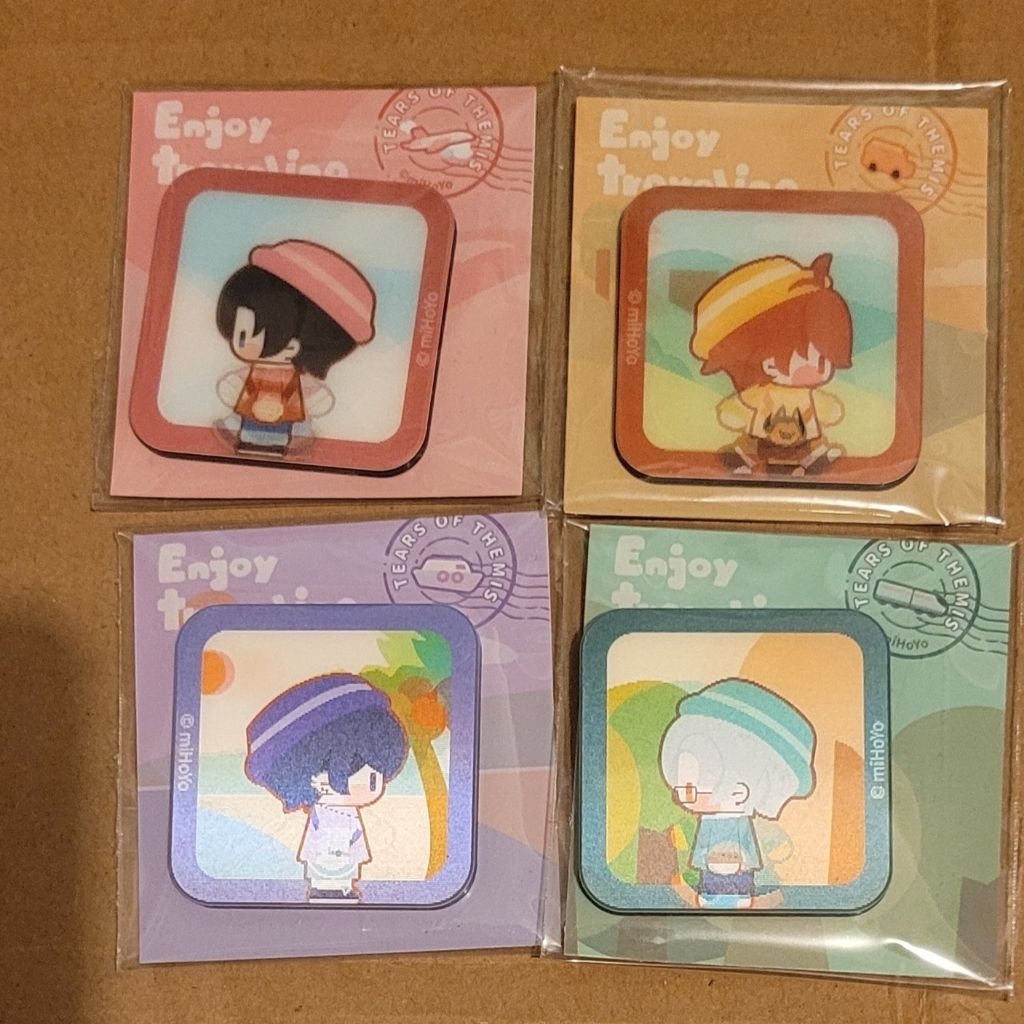 Enjoy Travel Magnetic Badge Official Tears of Themis