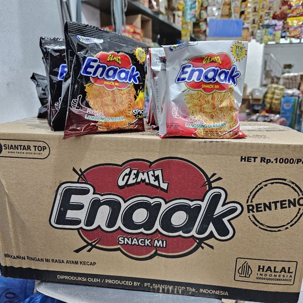 

1 Dus Mi Enak Gemez isi 8 Renceng