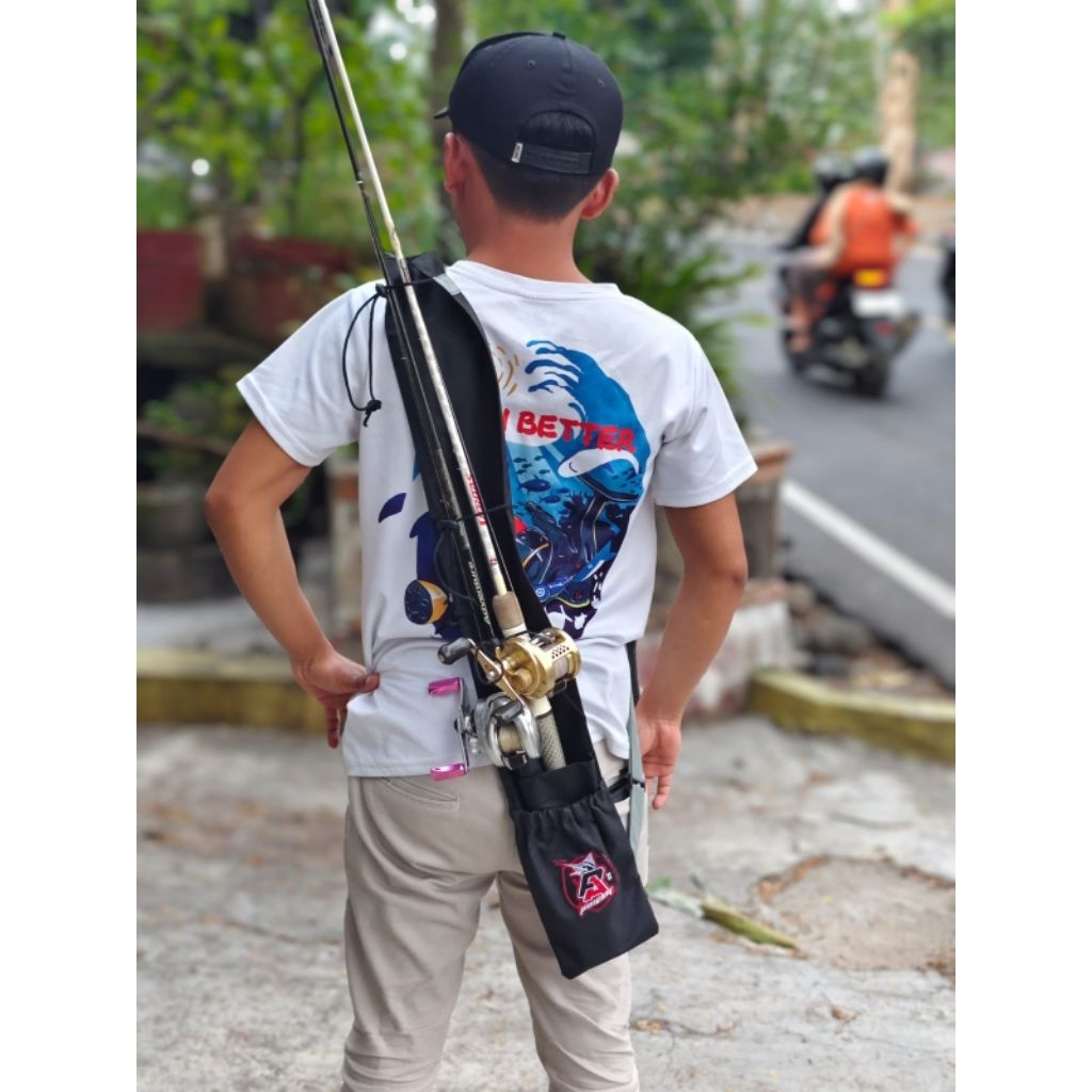 Tas Joran Pancing / Tempat Joran / Rod Belt / Tas Joran Casting