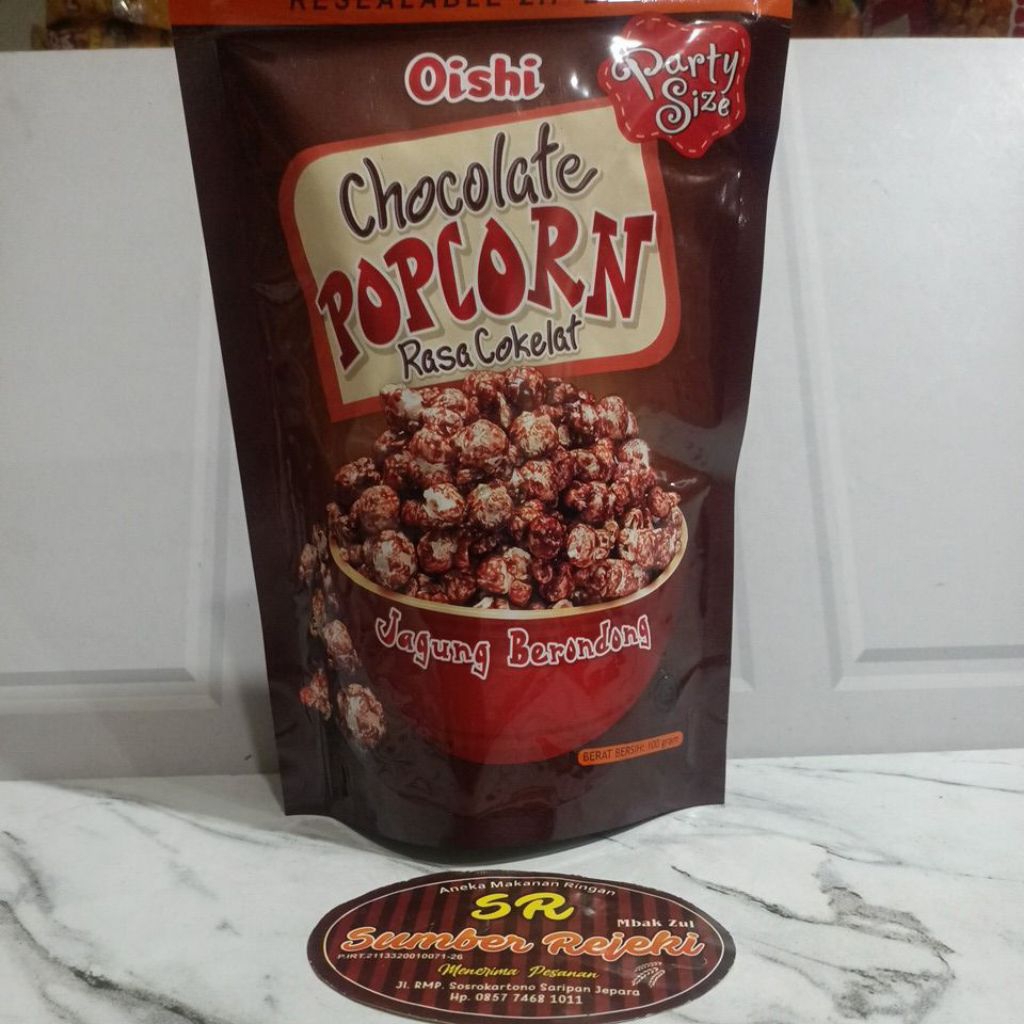 

OISHI POPCORN POUCH CHOCOLATE